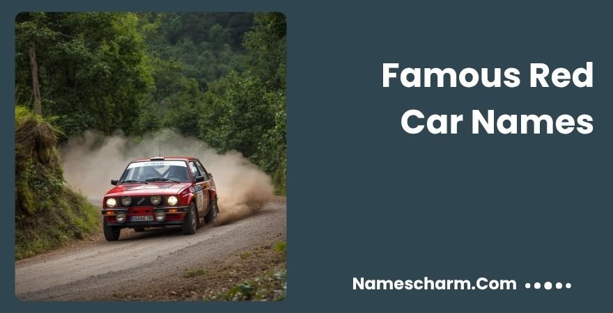 Famous Red Car Names