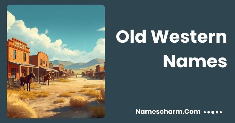 Old Western Names
