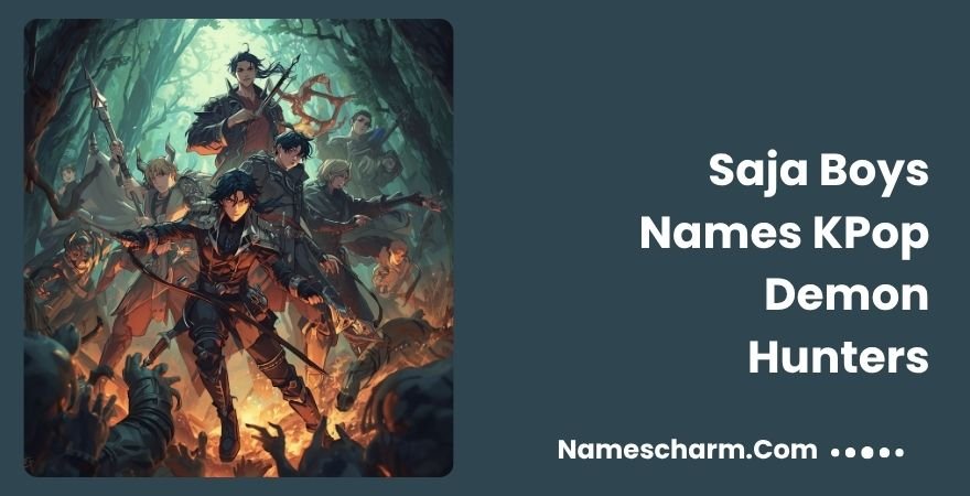 Saja Boys Names KPop Demon Hunters