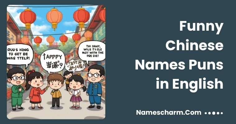 Funny Chinese Names Puns in English